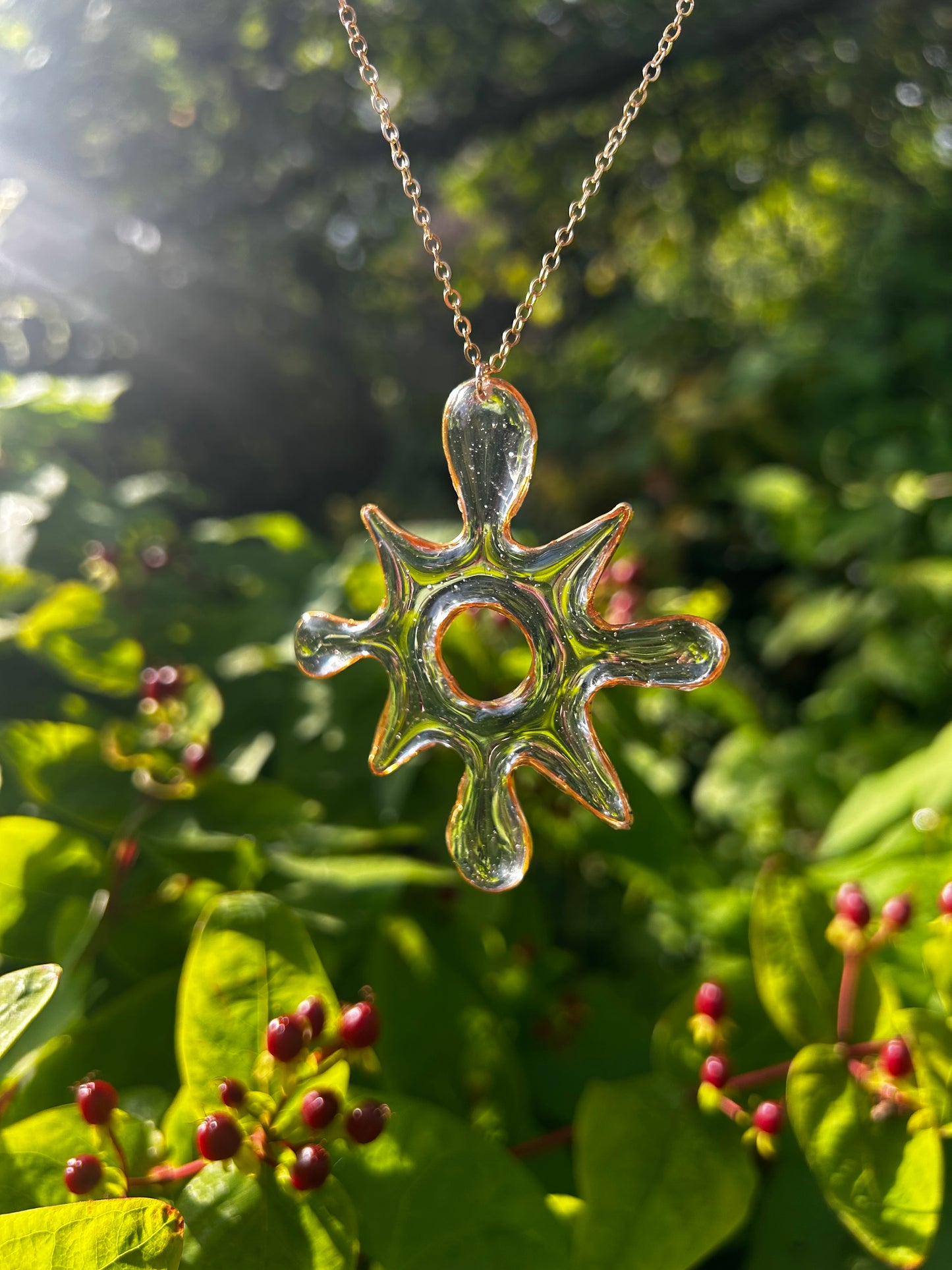 Pendentif Adinkra en or